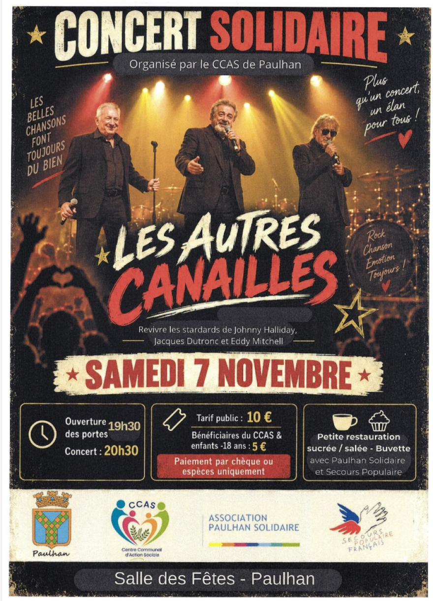 Photo CONCERT SOLIDAIRE