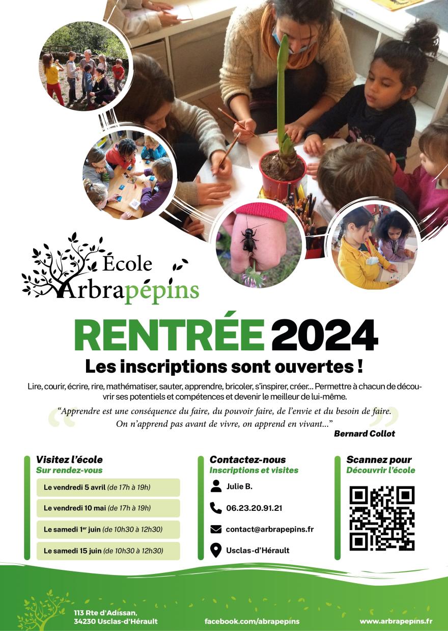 Photo Rentrée 2024 - Ecole Arbrapépins