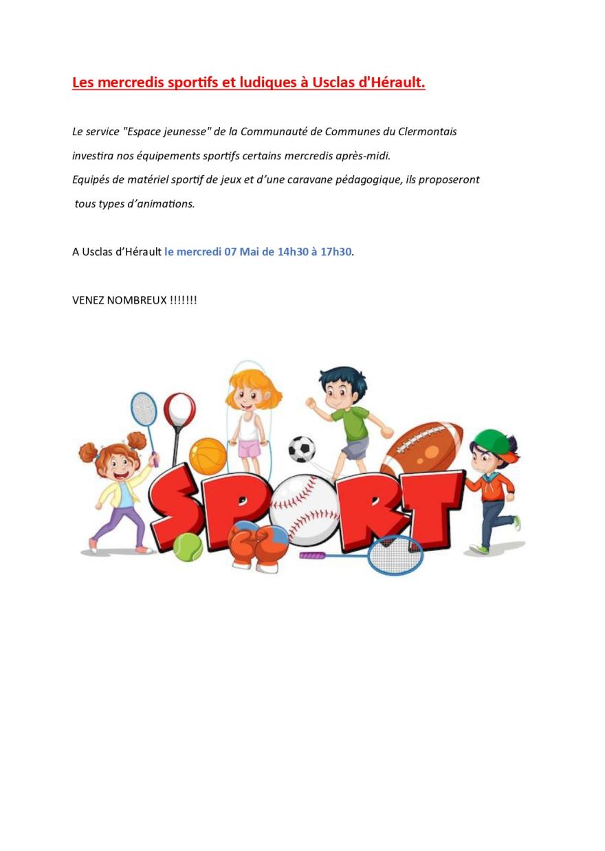 Photo MERCREDI SPORTIF