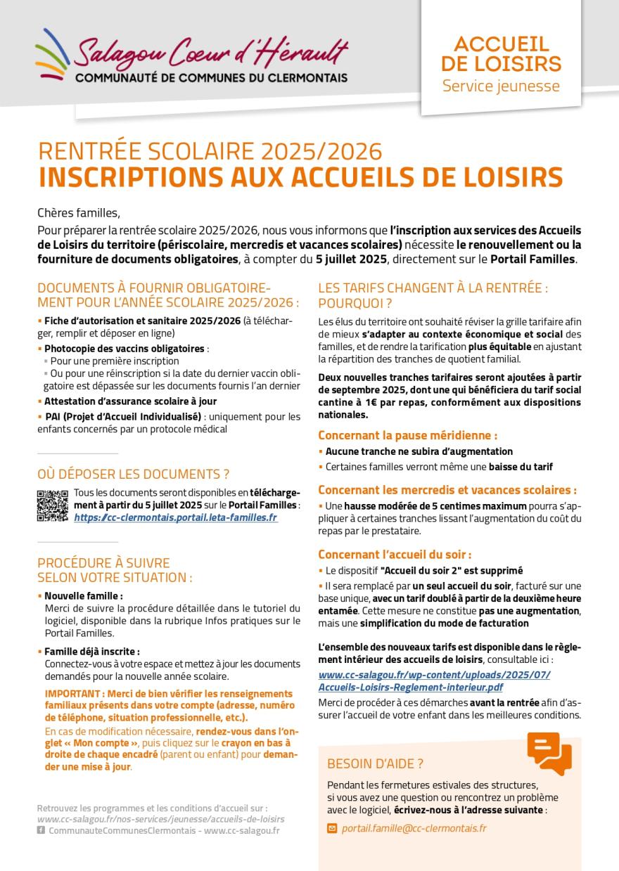 Photo RENTRÉE SCOLAIRE 2025-2026